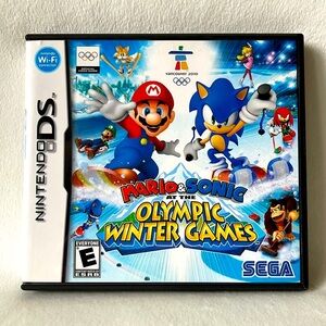 Nintendo DS Mario & Sonic at the Olympic Winter Games, with Case & Manual